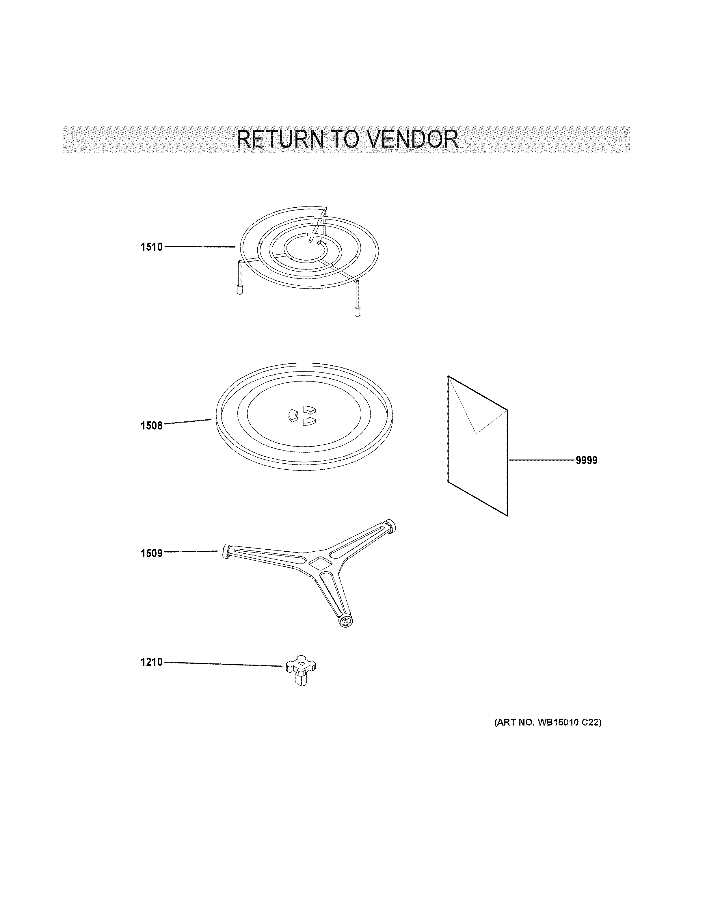 GE JES1384SF07 microwave diagram