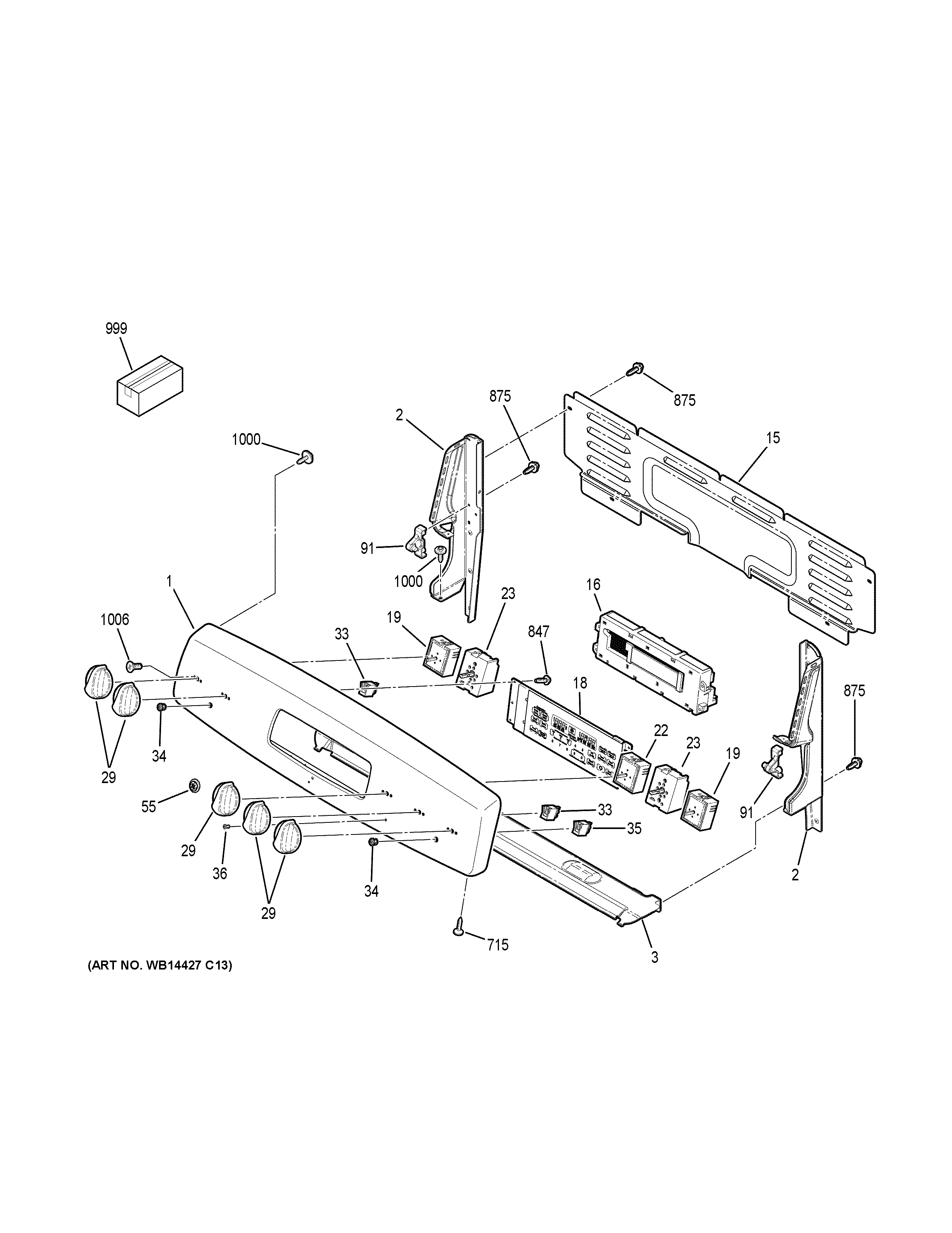 GE JBP77SM5SS control panel diagram