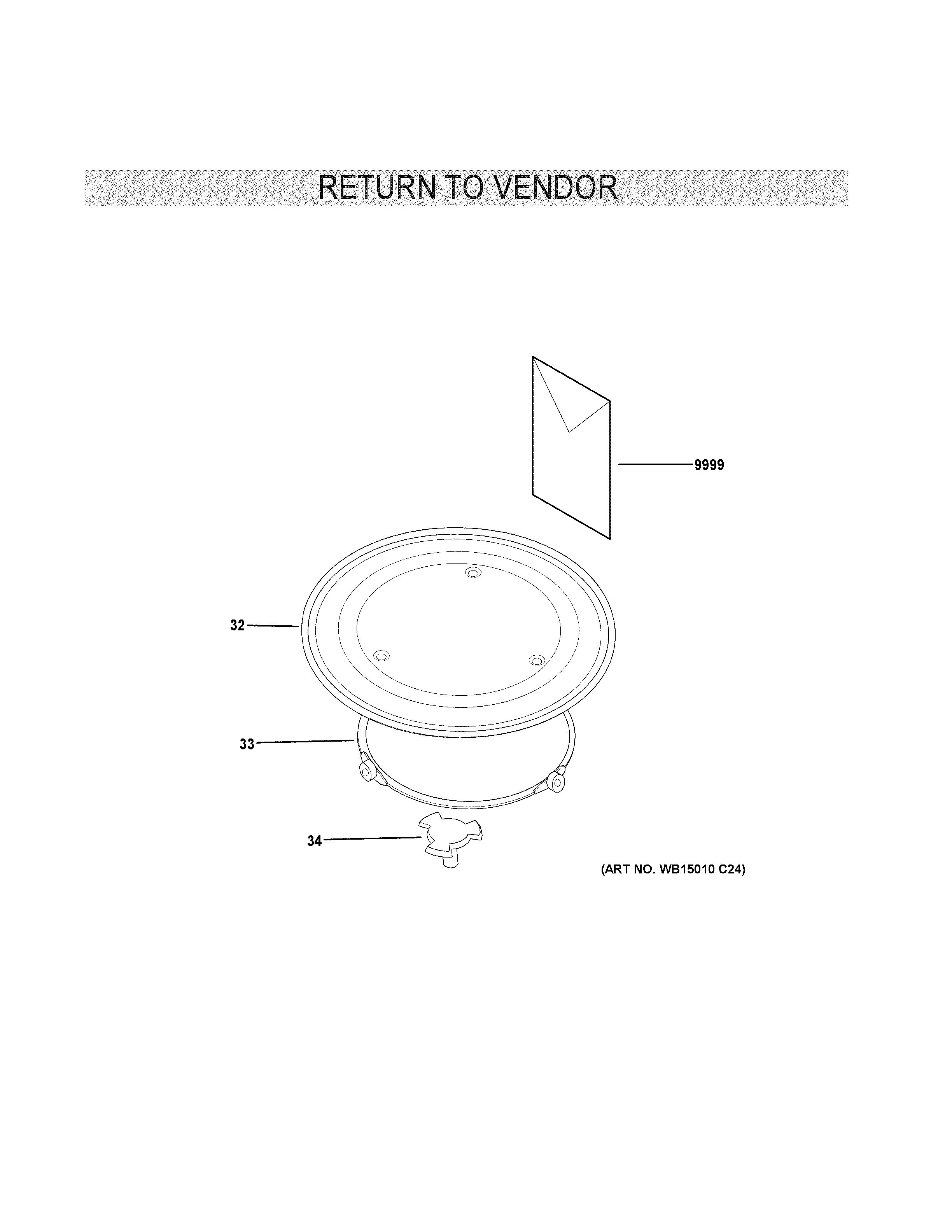 GE JES1456BJ01 microwave diagram