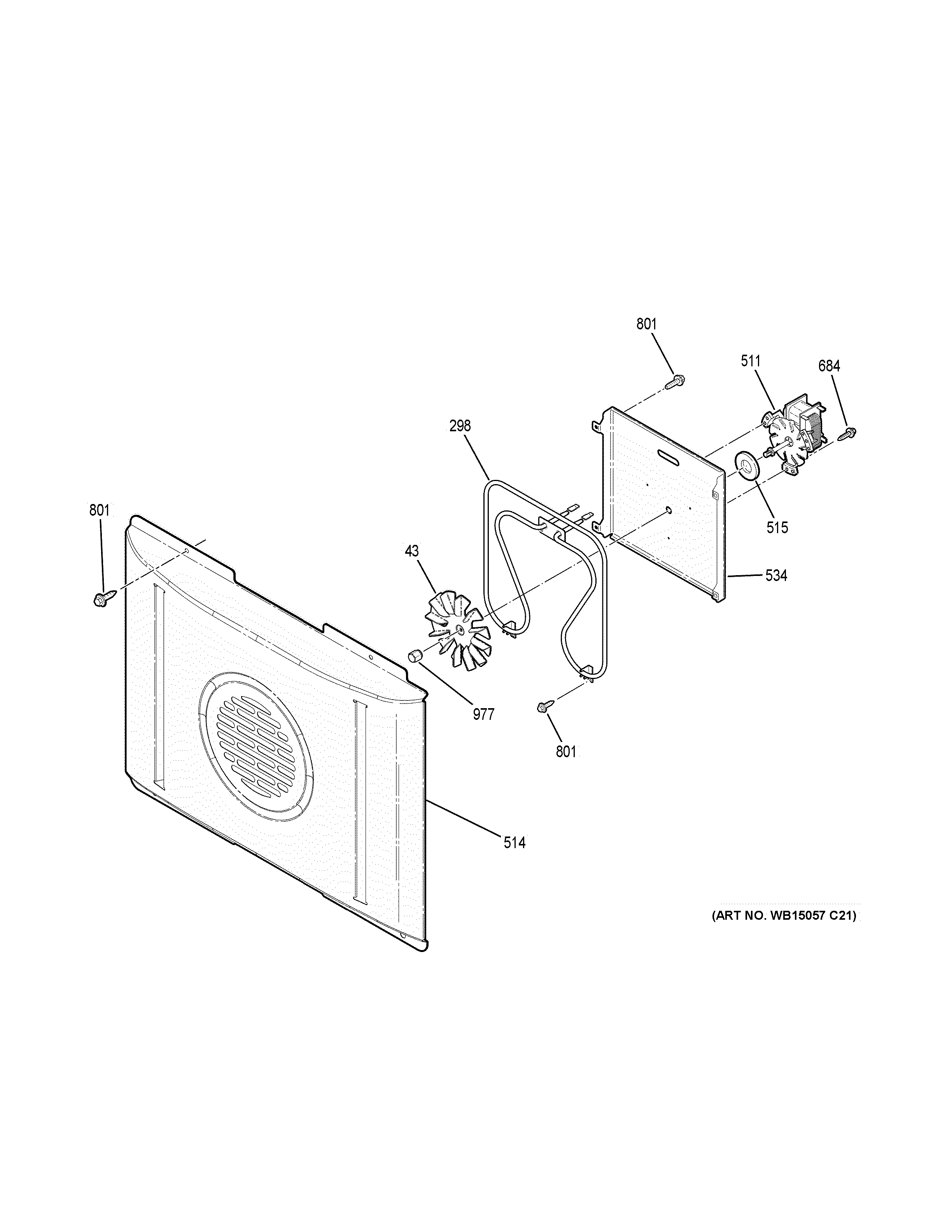 GE JB755FJ6DS convection fan diagram
