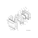 GE JB655DK5CC door diagram