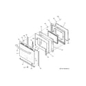 GE JBS60DK5BB door diagram