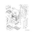 GE PB960EJ5ES lower oven diagram