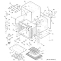 GE JT952BF8BB upper oven diagram