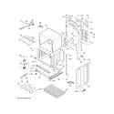 GE JCB865SJ8SS lower oven diagram