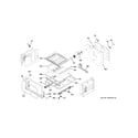 GE CGB550P2M1S1 lower oven diagram