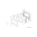 GE ZET9550SH5SS upper door diagram