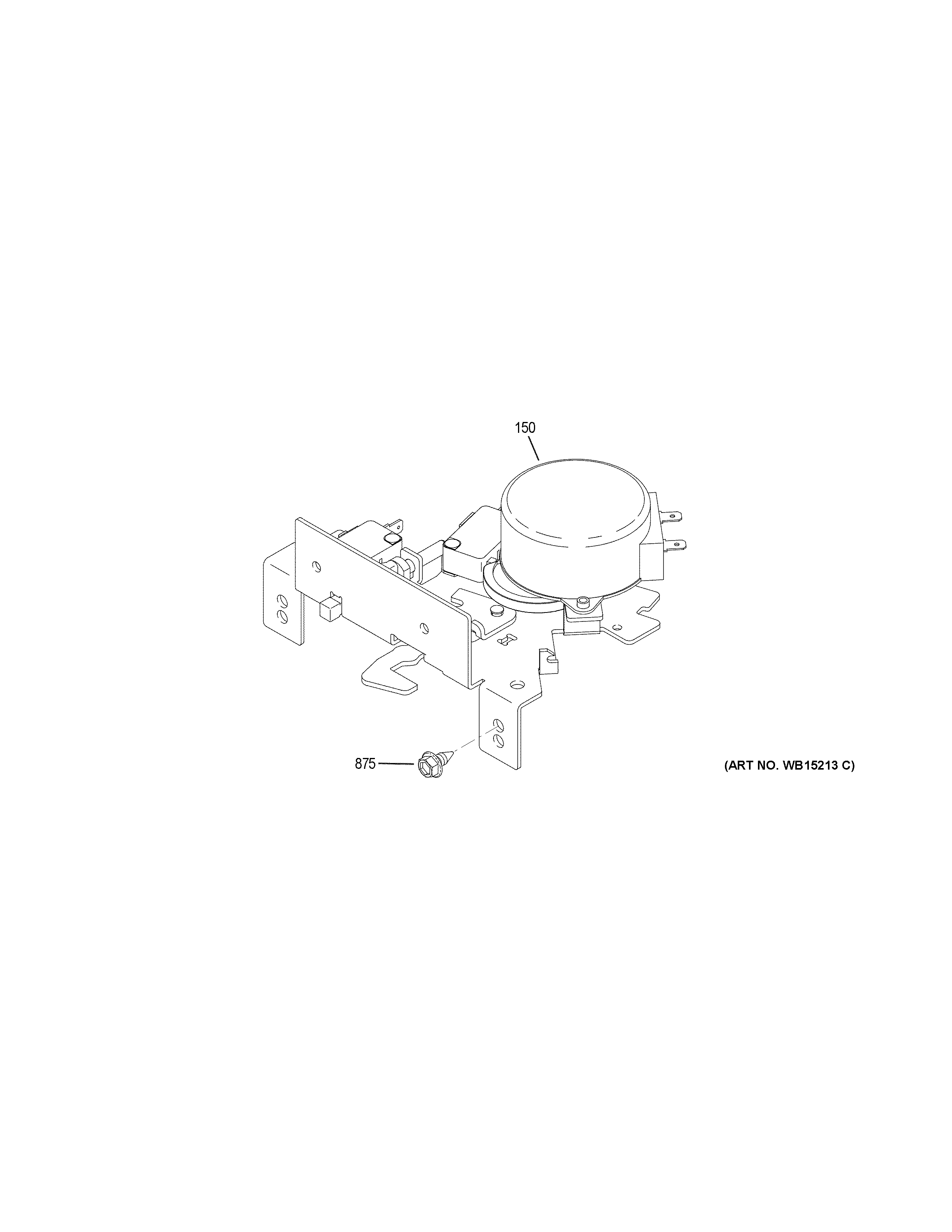 GE PCT7050SF9SS door lock diagram
