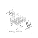GE GDT590SSJ7SS upper rack assembly diagram