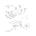 Hotpoint RGAS200DM1WW gas & burner parts diagram