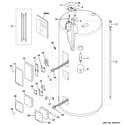 GE GE40T08BAM01 water heater assembly diagram