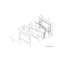 GE ZET9050SH6SS door diagram