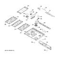 GE CGS985SET1SS cooktop diagram
