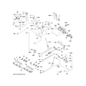 GE CGS750P2M2S1 gas & burner parts diagram