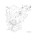 GE CGS750P2M2S1 lower oven diagram