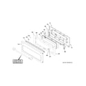 GE CGS750P2M2S1 upper door diagram
