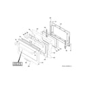 GE CGS750P2M2S1 lower door diagram