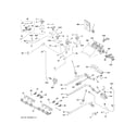 GE CGS750P4M2W2 gas & burner parts diagram