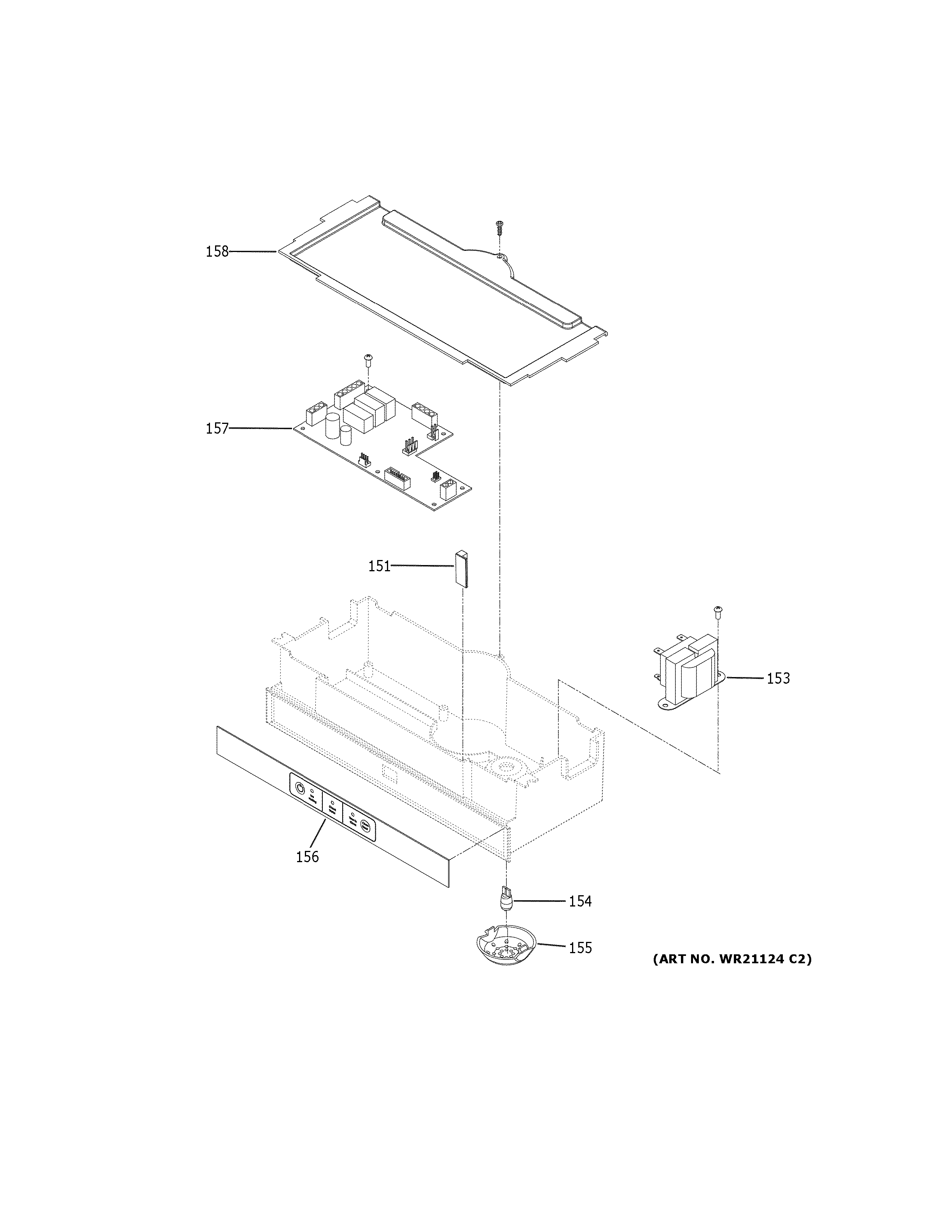 GE UCC15NJCII controls diagram