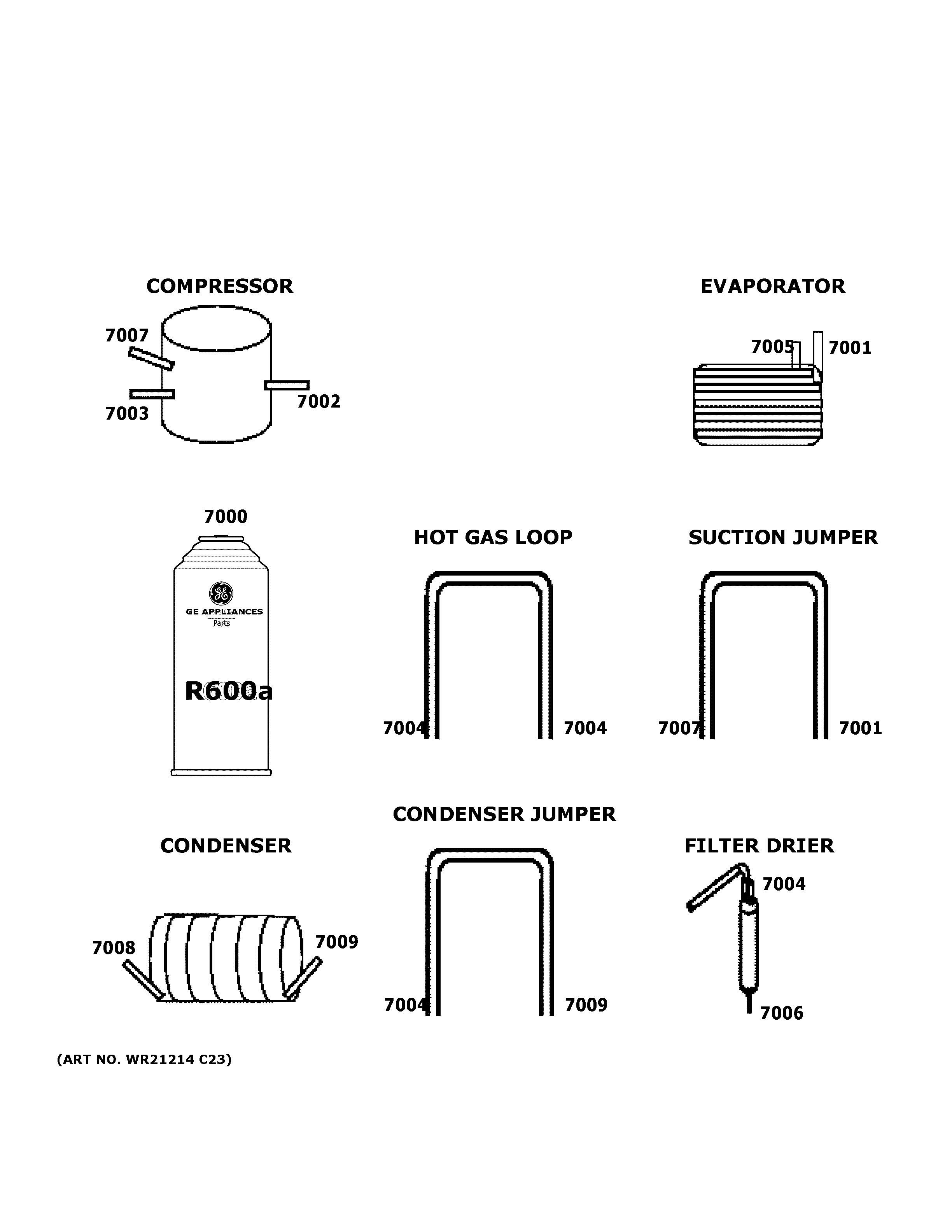 GE ZIF241NPNAII lokring connectors diagram