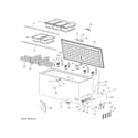 GE FCM22DLBWW freezer diagram