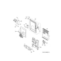 GE GYE22GMNBES ice maker & dispenser diagram
