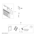 GE QHQ06LZQ1 room air conditioner diagram