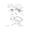 GE ZEU30RSJ3SS control panel & cooktop diagram