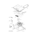 GE ZHU30RSJ6SS control panel & cooktop diagram