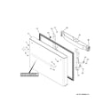 GE CYE22TP2MBS1 freezer door diagram
