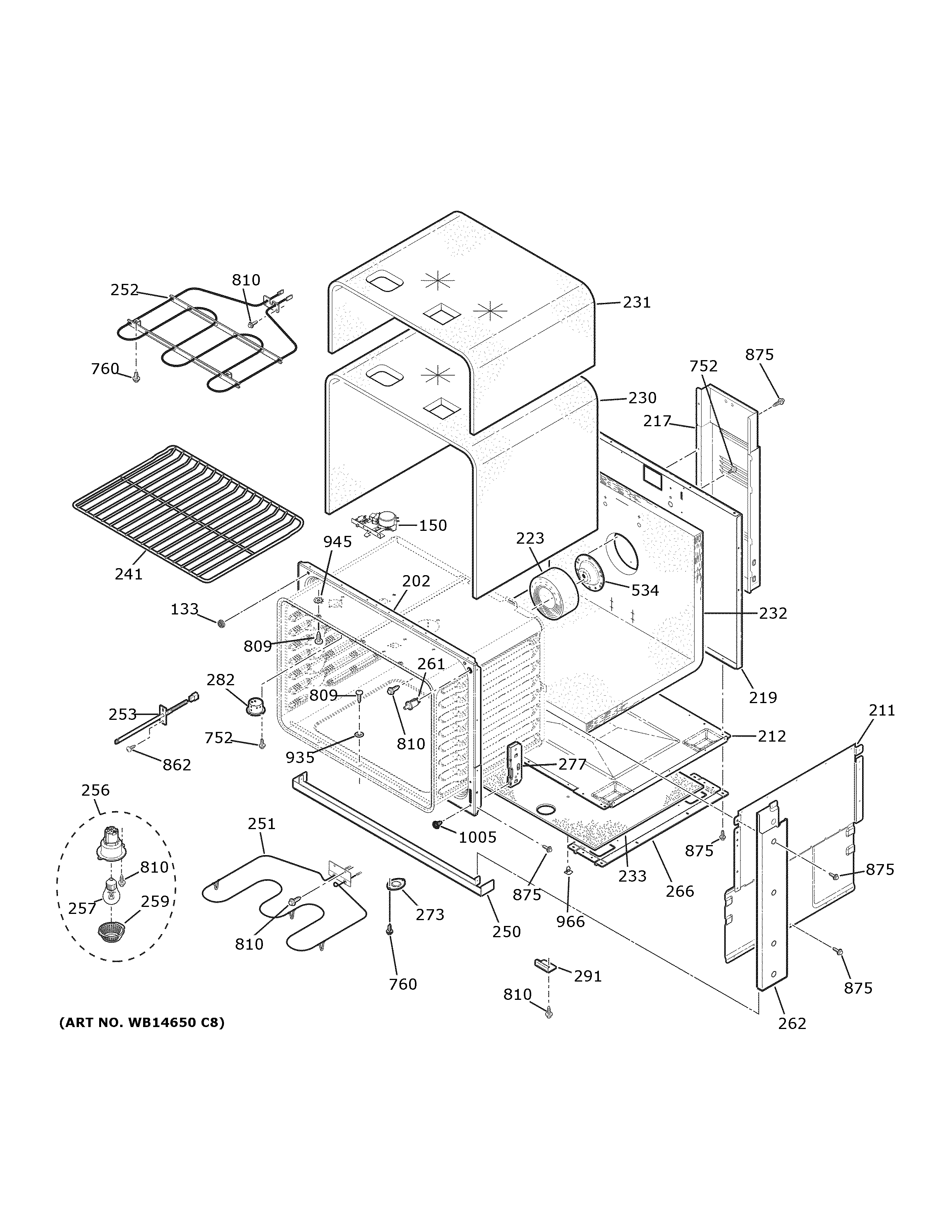GE JD630DF9BB body parts diagram