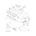GE JGB660EEJ5ES gas & burner parts diagram