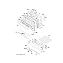 GE JGBS60GEK5SA door & drawer parts diagram