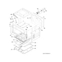 GE PGS960FEL3DS lower oven diagram