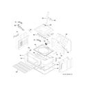 GE CHS950P3M2D1 lower oven diagram