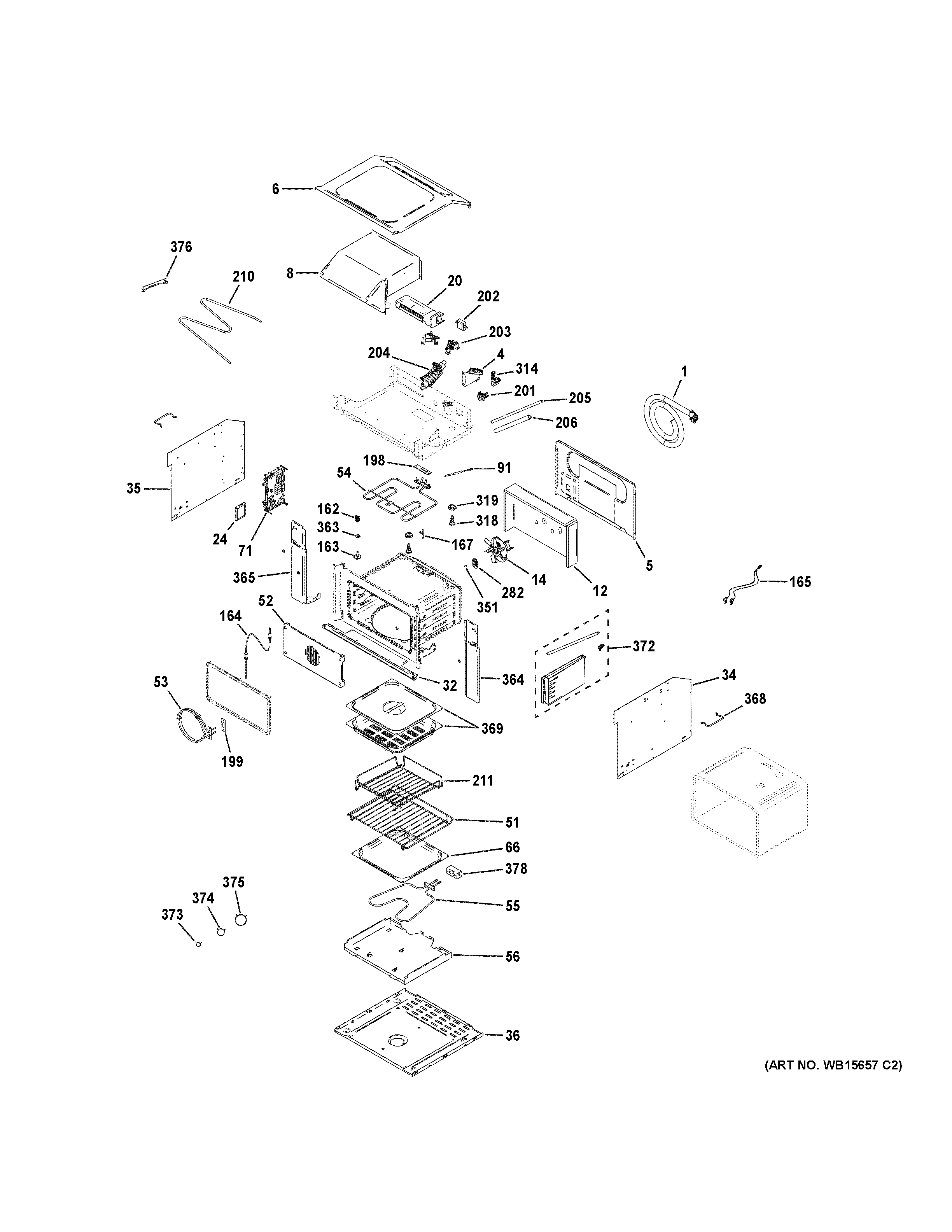 GE CMB903M2N1S5 body parts diagram
