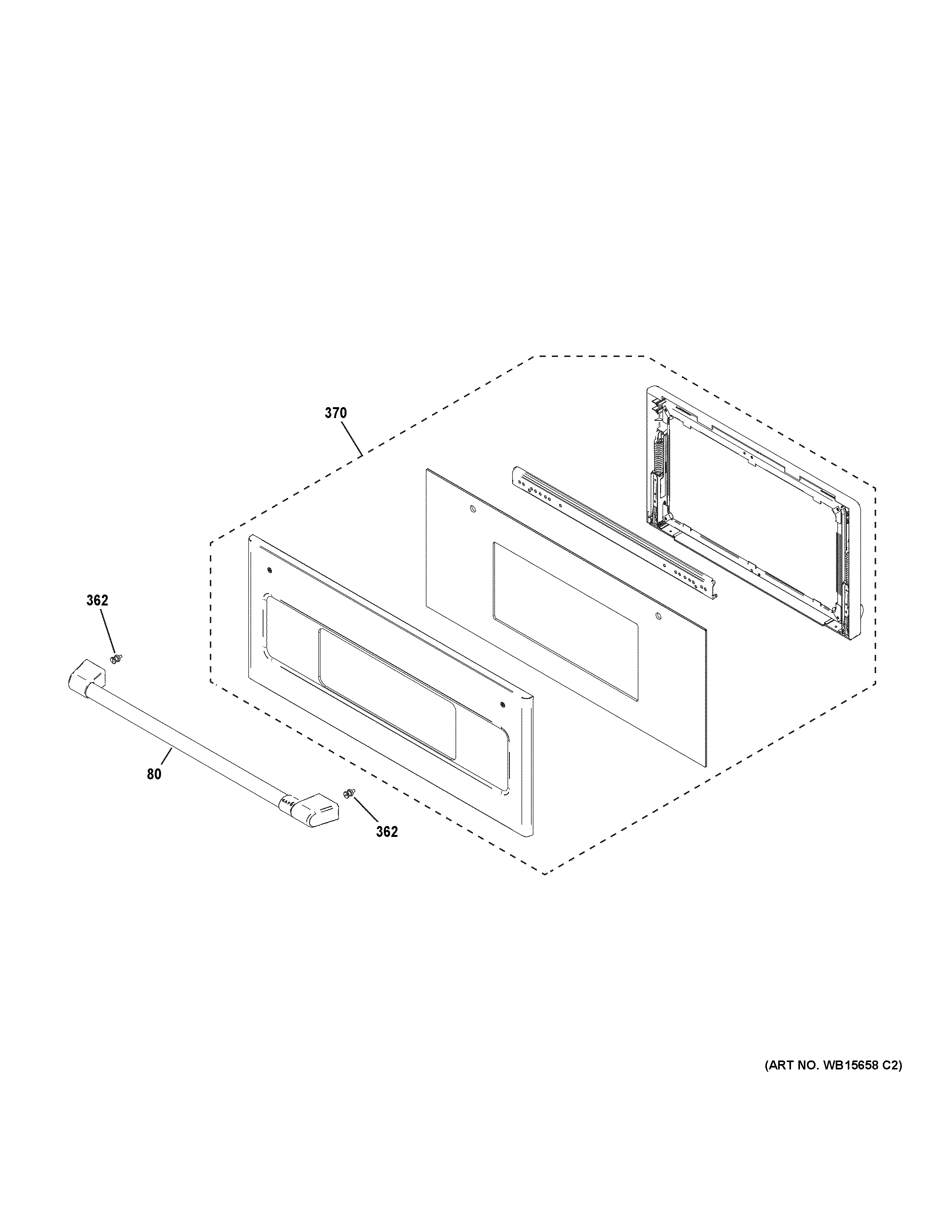 GE CMB903M2N1S5 door diagram