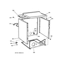 GE DRSR495GG1WW cabinet diagram