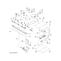 GE PGB911SEJ6SS gas & burner parts diagram
