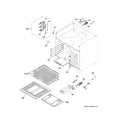 GE CGY366P2M1S1 oven cavity parts diagram