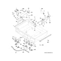 GE ZGP364LDN1SS gas & burner parts diagram