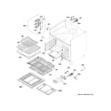 GE ZGP364LDN1SS oven cavity parts diagram