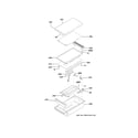 GE ZGP364LDN1SS griddle assembly diagram