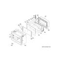 GE ZGP366LN1SS door diagram