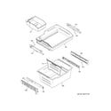 GE GWE19JMLGFES freezer shelves diagram