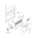 GE GDE21EGKGRWW freezer section diagram