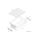 GE GBE21DSKJRSS freezer shelves diagram