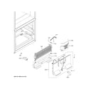 GE GBE21DGKLRWW freezer section diagram