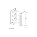 GE QNE27JYMKFFS fresh food door - rh diagram