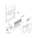 GE QNE27JYMKFFS freezer section diagram
